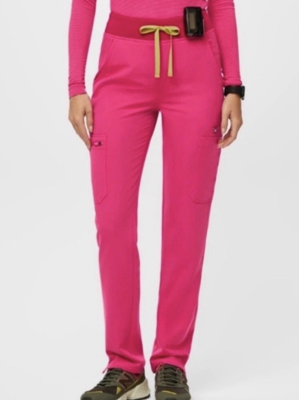 Figs Limited Edition Color Hot Pink Medical Scrub Yola Pants 6XLT